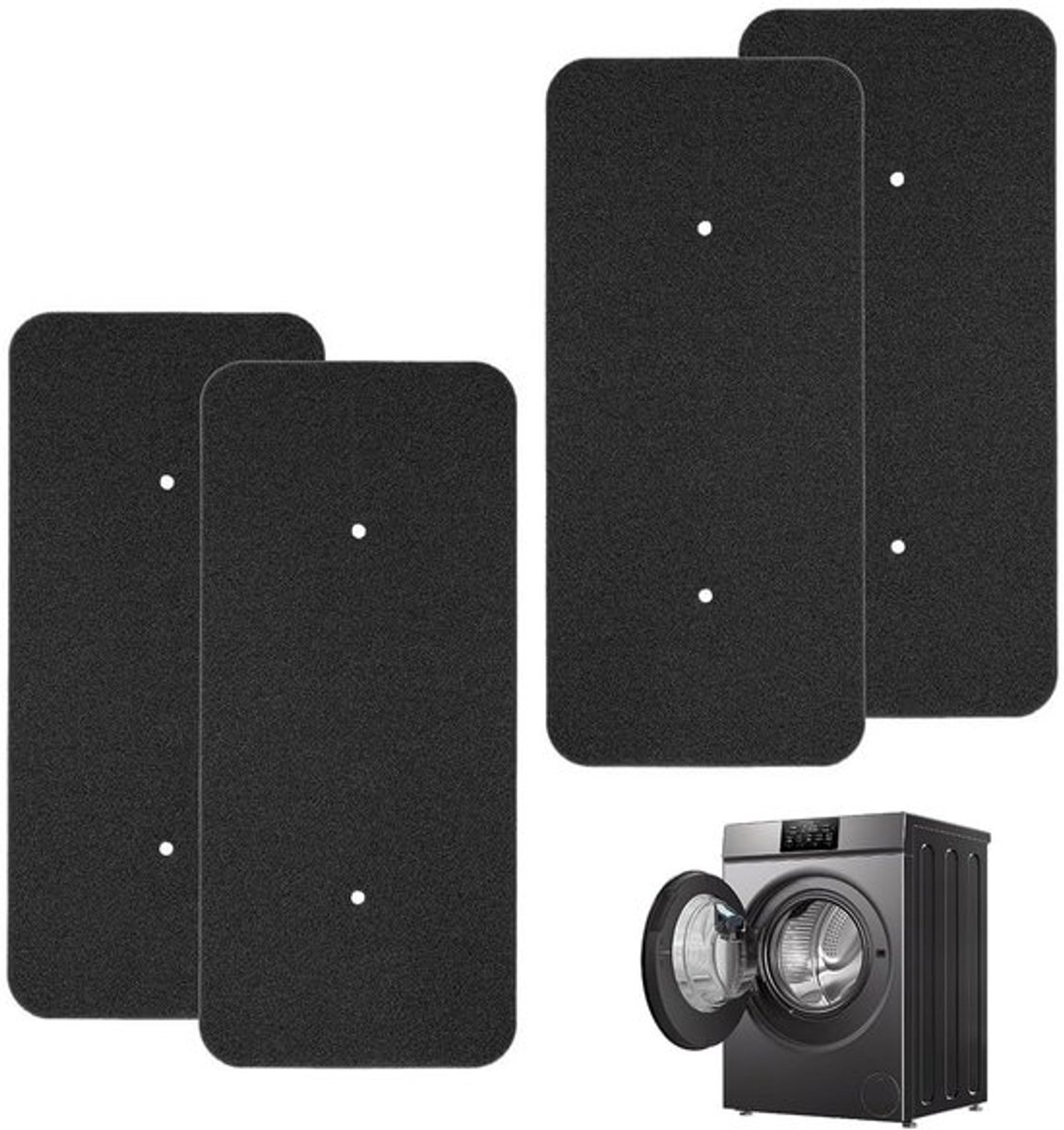 Filterset - Geschikt voor warmtepompdroger/condensdroger - 4 Stuks - Herbruikbaar - Schuimfilter - 275 x 125 mm - Drogerfilter
