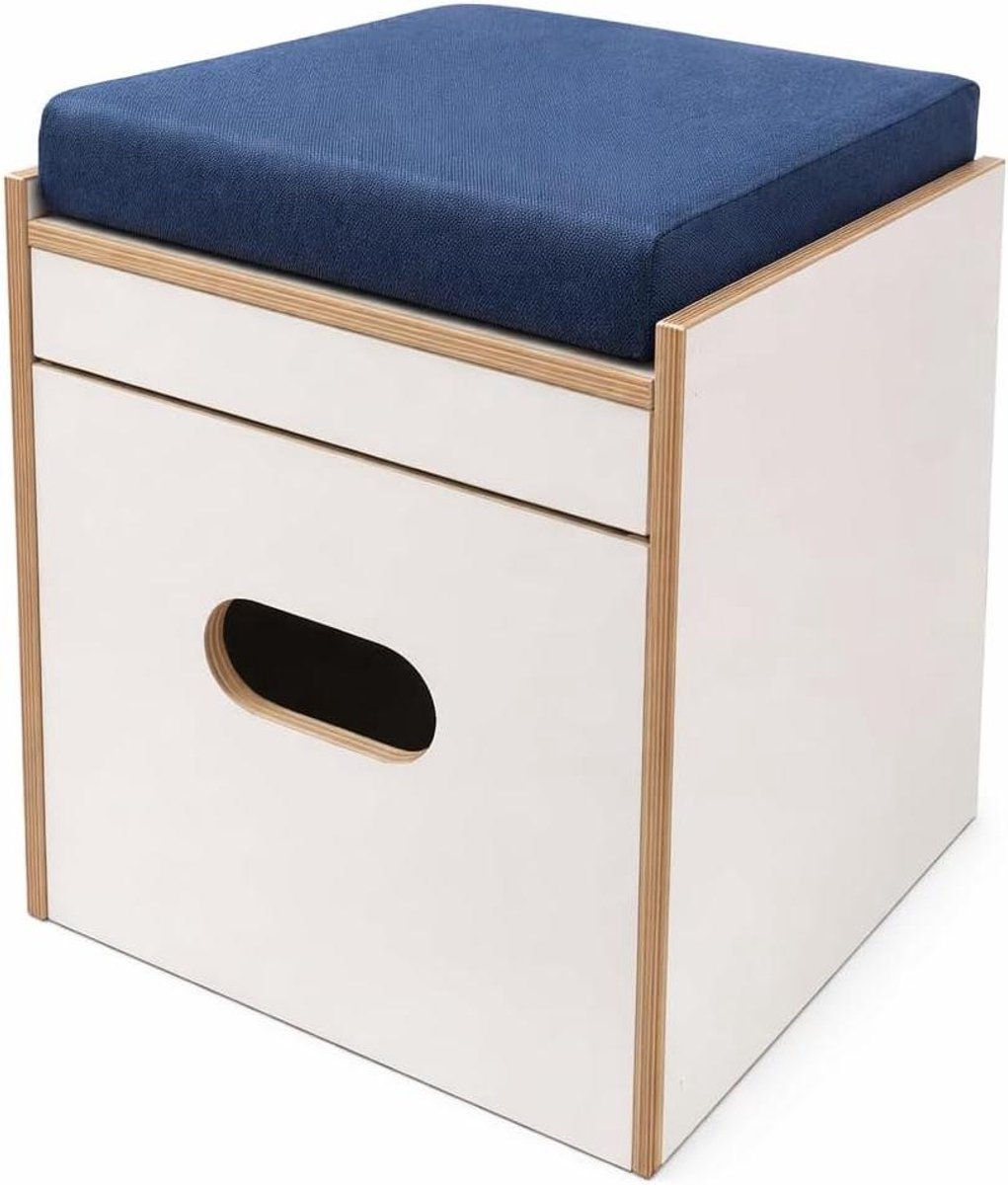 Toiletkruk - Porta Potti Kruk - Extra Zitting - Lichtgewicht Stabiel - 395 x 415 x 46 cm - Wit