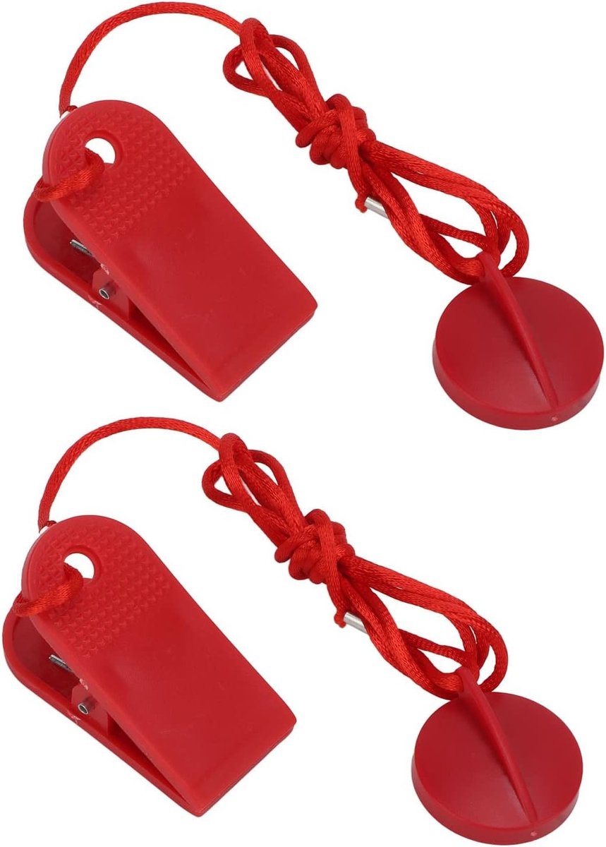 Veilige Magnetische Sleutel voor Loopbanden, Universele Noodstop, Accessoires voor Loopbanden en Fitnessapparatuur