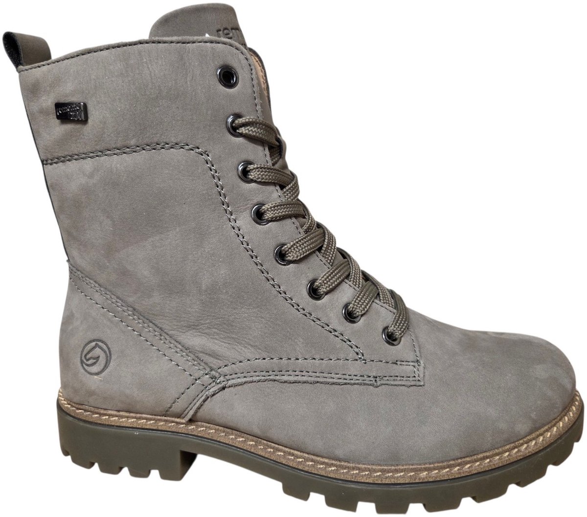 Remonte D8489-42 enkellaarzen Grijs Leer Dames - Grijs - 42
