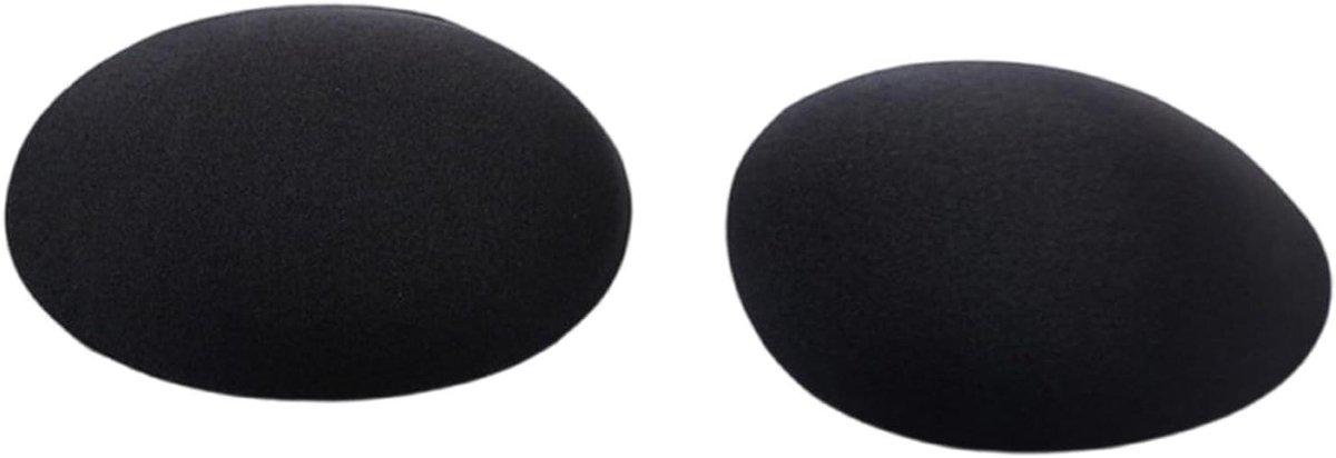 Borstspier Pads - Nep Borst Stickers - Spier Vormgeven - Zelfklevend Siliconen - 1 Paar - Zwart Khaki