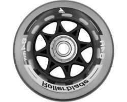 Skeelerwielen Set - Reservewielen Lagers - Snel Rijden - Trillingsdempend Urethaan - 84 mm 8 Stuks - Wit