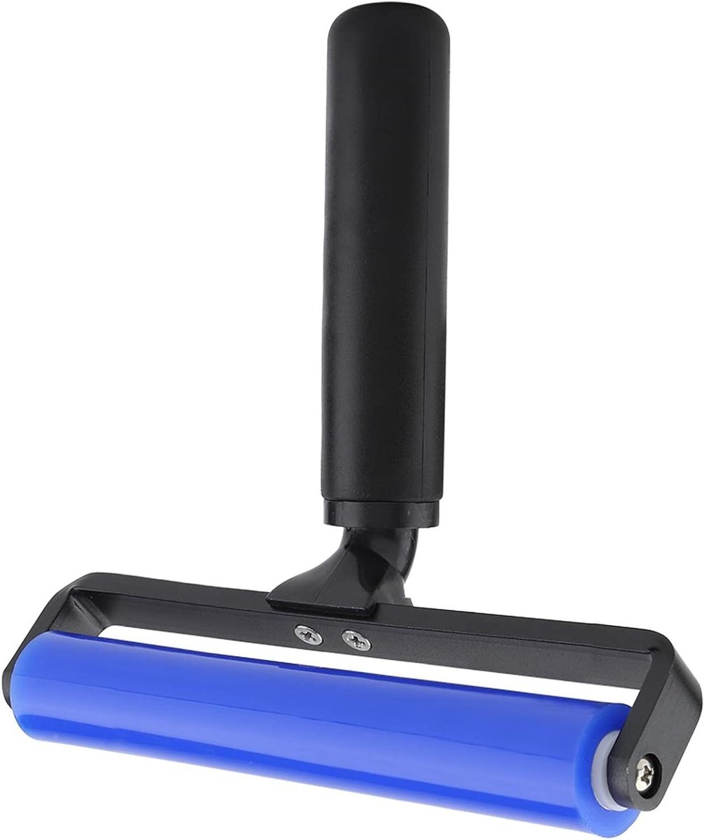 Kledingroller - Pluisroller - Stof Verwijderen - Herbruikbaar Siliconen - 15 cm - Blauw