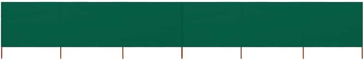 Opvouwbaar Windscherm - Strand Windscherm - Bescherming tegen wind - 6-delig ontwerp - 800 x 120 cm - Groen