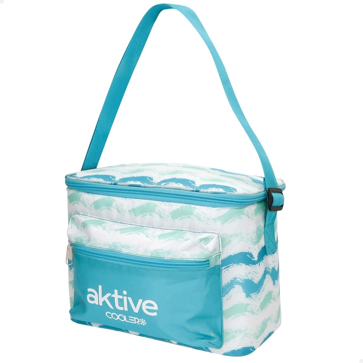 Koelrugzak - Blauw - 30 x 18 x 23 cm - Geïsoleerde Koeltas met Verstelbare Handgreep - Voor Strand en Picknick