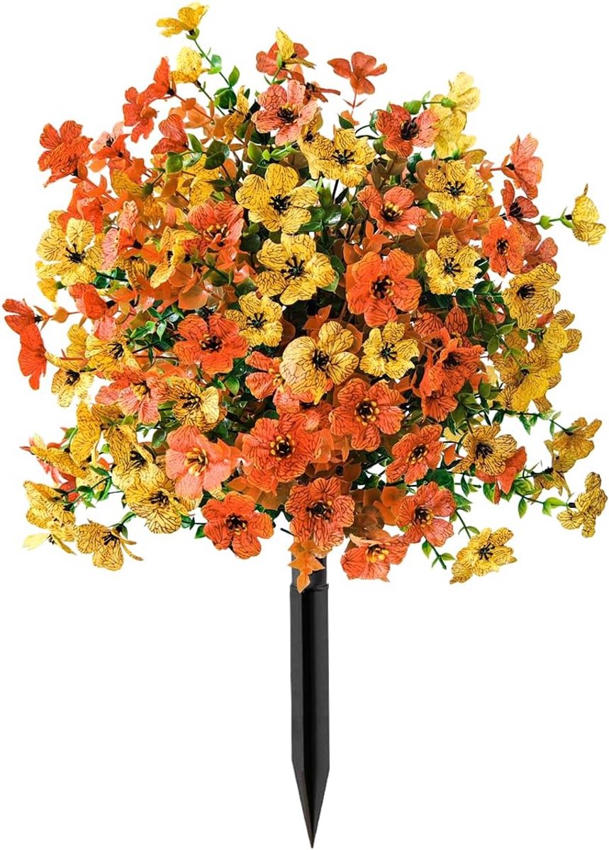 Casalora® Kunstbloemen met Grondpinnen – Kleur Kunstbloemen Buiten – 60 cm – Tuindecoratie – Onderhoudsvrije Bloemversiering voor Tuin, Balkon en Terras