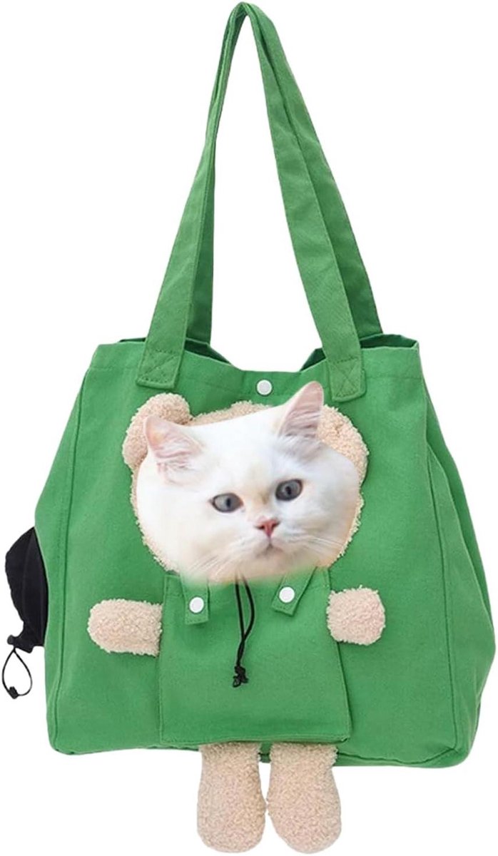 Draagtas Huisdieren - Reistas Kat Hond - Reizen Outdoor - Hoog Ademend Vermogen - 35 x 16 x 34 cm