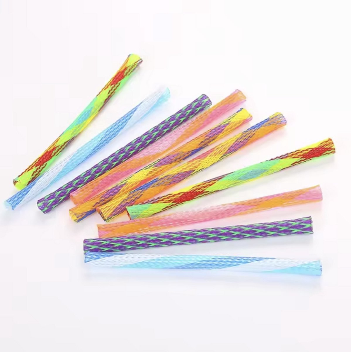 Springveertjes voor katten - Kattenspeelgoed - 10 stuk s- 13CM lang - Springveren voor jachtinstinct - 10 Kattenveertjes - Diverse Kleuren - Springveertjes - CHPN