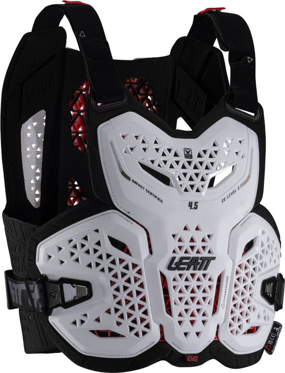 Leatt 4.5 Evo Witte Borstbeschermer -