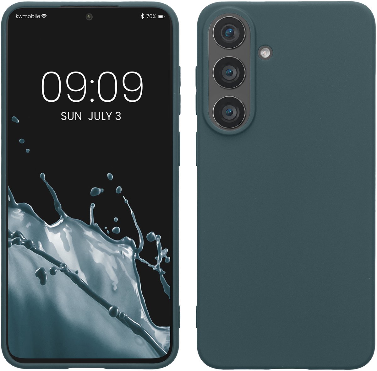 kwmobile telefoonhoesje geschikt voor Samsung Galaxy S26 FE - Hoesje voor smartphone - Back cover in leisteen