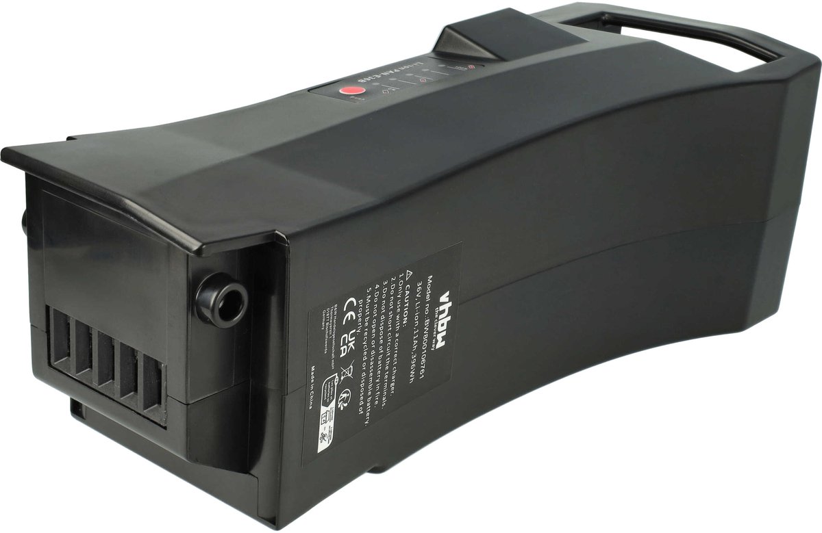 vhbw-accu compatibel met Kalkhoff Tasman City 8C 8-G Nexus, City i7 Scooter 7-G Nexus, City i8 8-G Nexus E-Bike (11 Ah, 36 V, Li-Ion) - Zwart