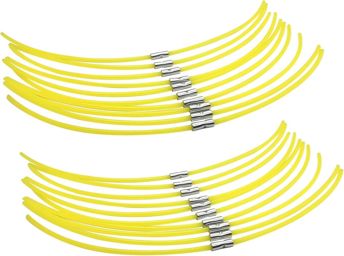 Vervanging Trimmer Lijn - Grastrimmer Draad - Gazon Onderhoud - Duurzaam Nylon Materiaal - 3.5mm Diameter 20 Stuks - Geel