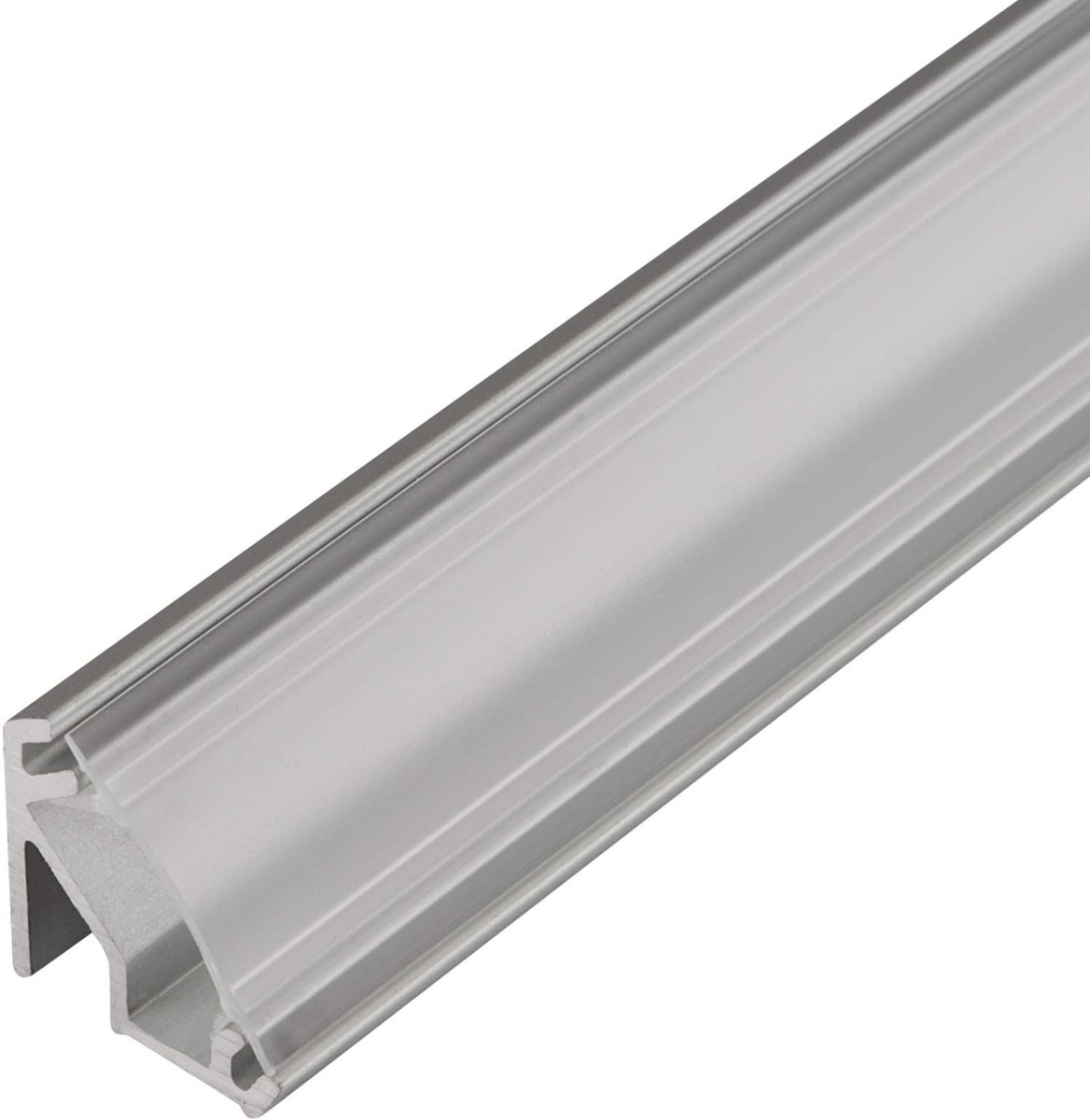 3 x LED Profiel-99 met doorzichtige afdekking 2000 x 15,7 x 15,8 mm Aluminium geëloxeerd voor LED strips tot 10 mm brede