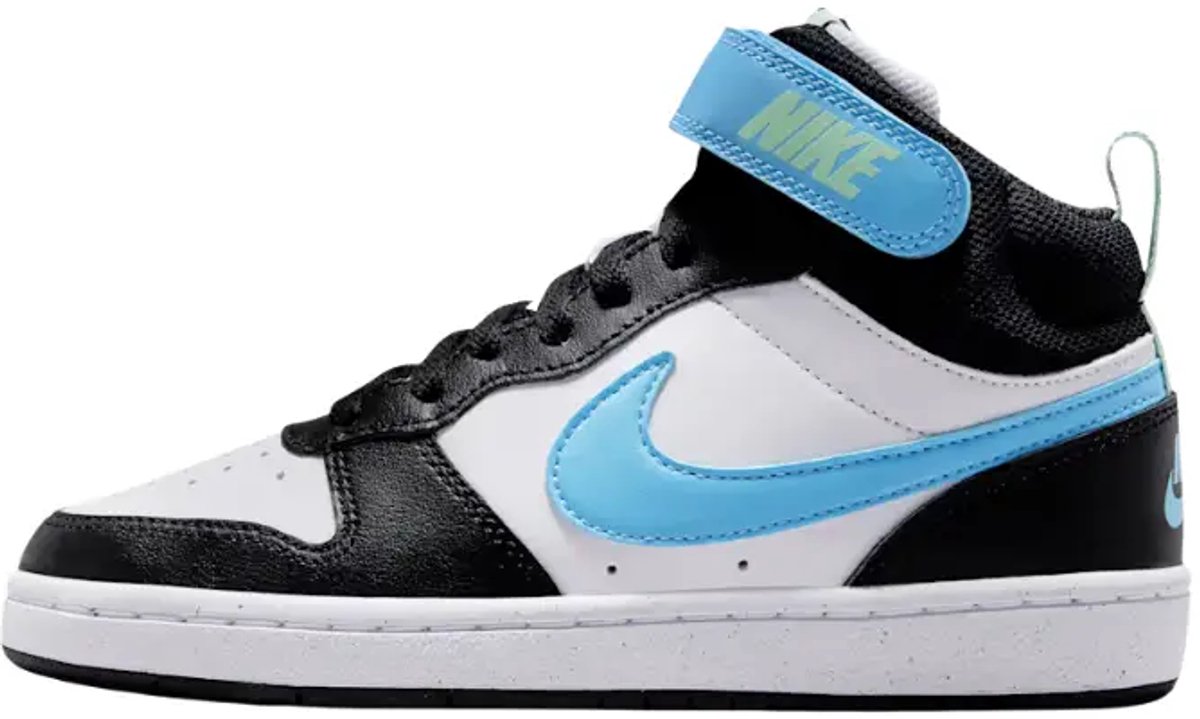 Nike court borough mid 2 in de kleur . Wit