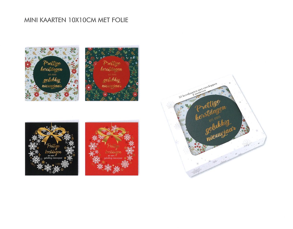 Kerstaanbieding: 36 luxe kerstdoosjes Square Three