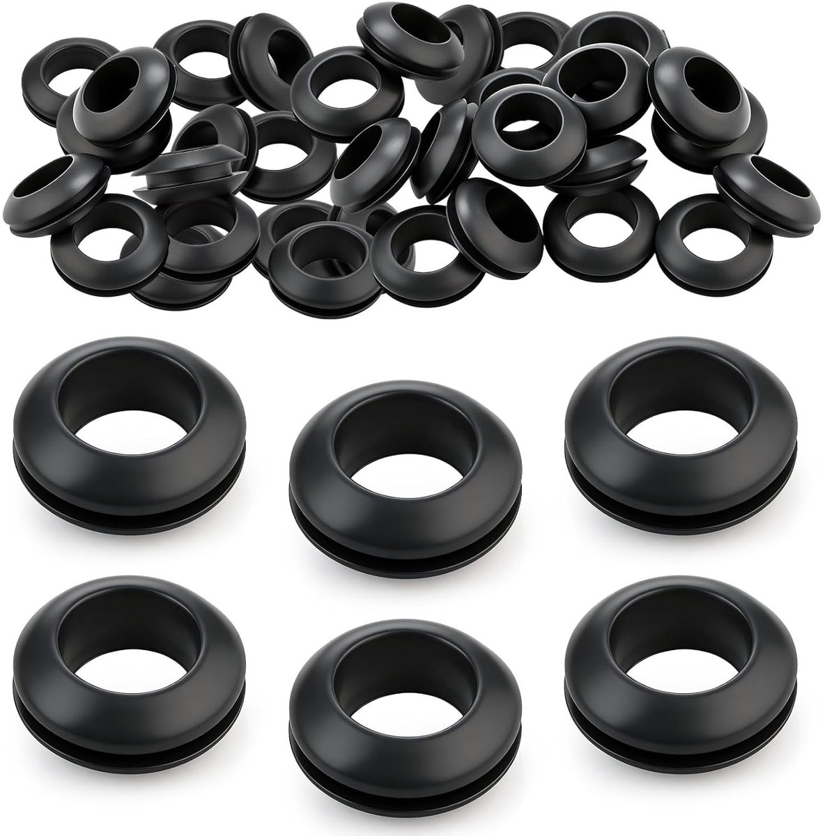 Ot nuts Kabeldoorvoer van rubber, diameter 5 mm, kabeldoorvoer