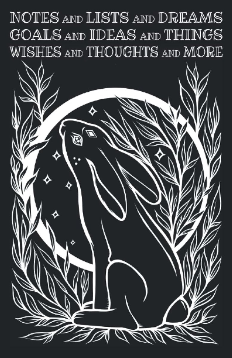 Gazing Hare Lined Cover Notebook: 100 Lined Paper Pages 5.5 Inches x