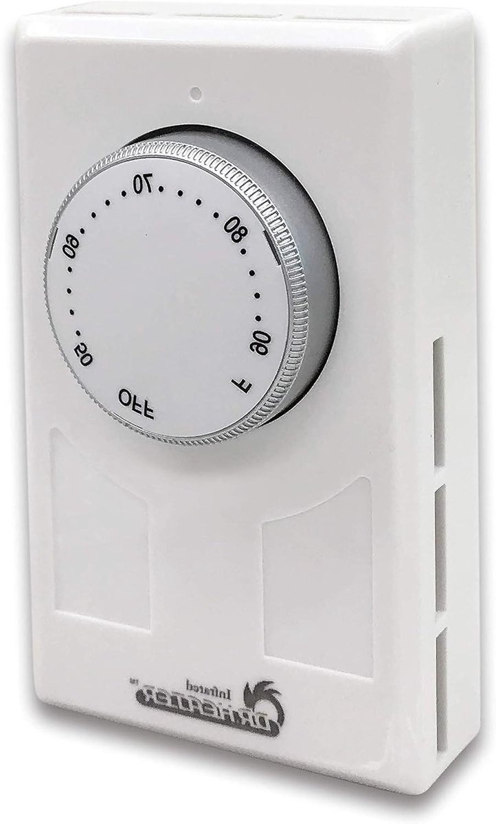 Thermostaat - Temperatuurregelaar - Verwarming Regelen - 4 Draads Aansluiting - 120-277 V - Wit