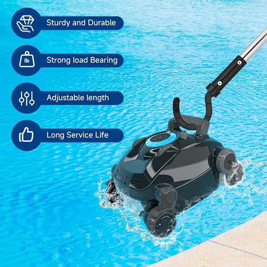 accessoires voor zwembadrobot met telescoopstangen, haken voor — afbeelding 3