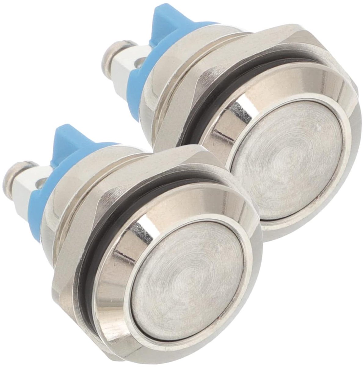 Deurbelknop Vervanging - Drukknop Bel - Deurcommunicatie - Vernikkeld Koper - 25 x 22 x 22 mm - Diverse Kleur