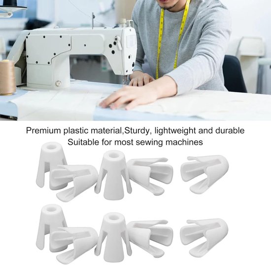 10 Stuks Plastic Spoel Klemmen voor Draadspoelen - Ideaal voor Industriële Naaimachines en Creatief Handwerk — afbeelding 3