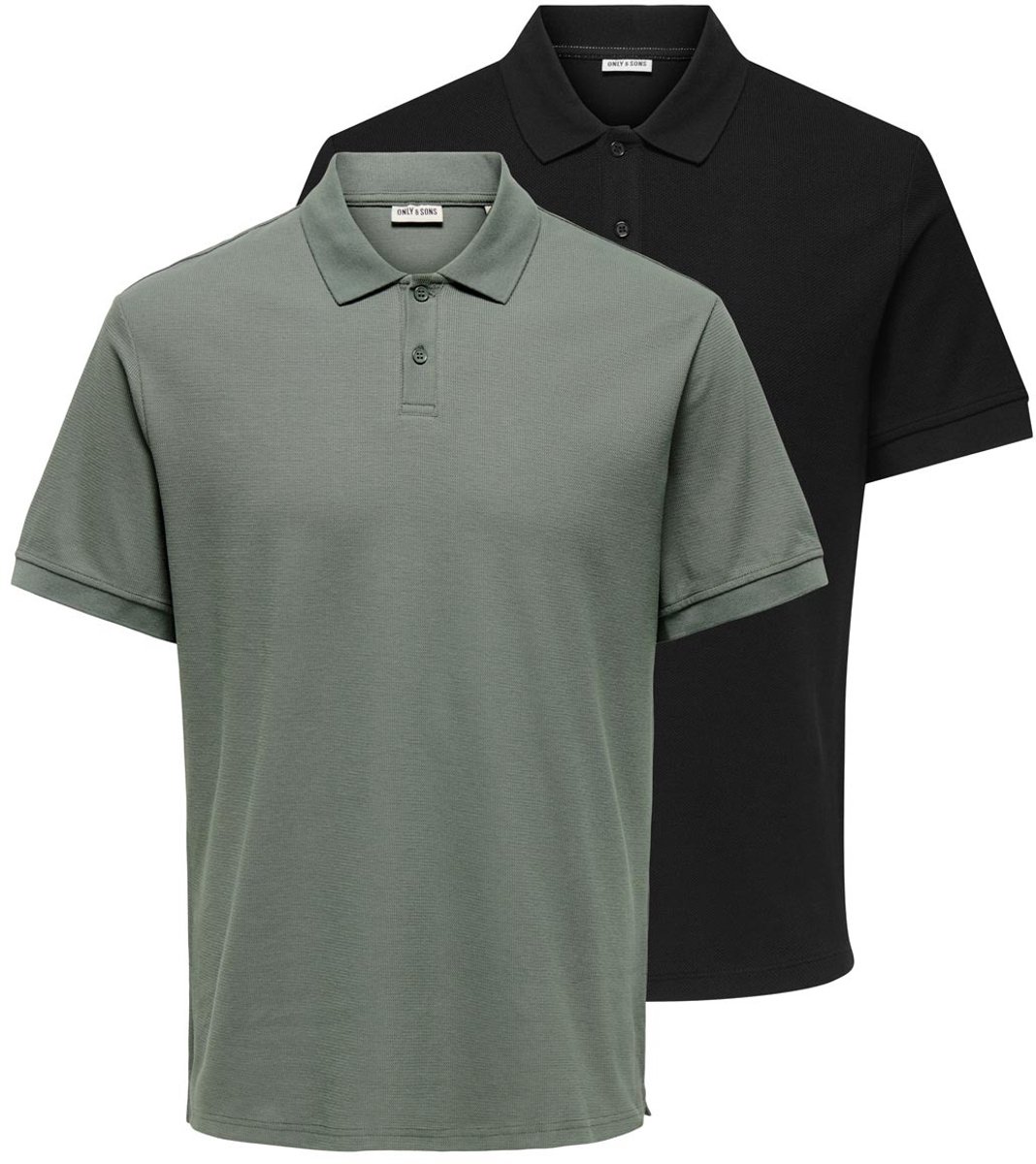 Only & Sons Heren poloshirt 2 pack Ben