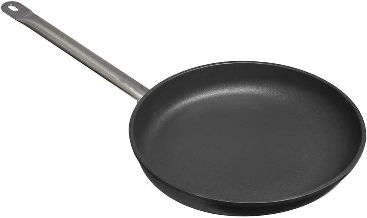 Braadpan - Koekenpan Koopmanspan - Koken - Gegoten Aluminium - 32 cm diameter - Meerkleurig
