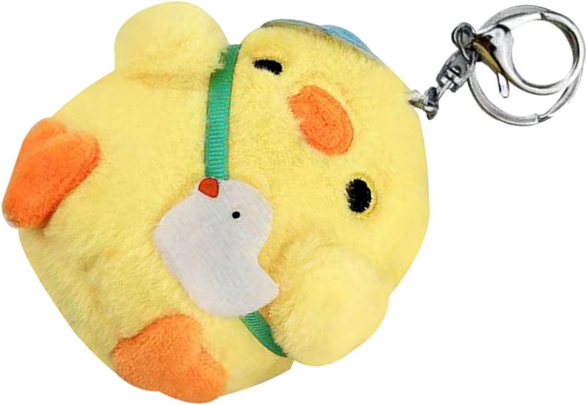 Kuiken Pluche Sleutelhanger, Prachtig Vervaardigd Hanger, Als Tas Accessoires, Top Kwaliteit