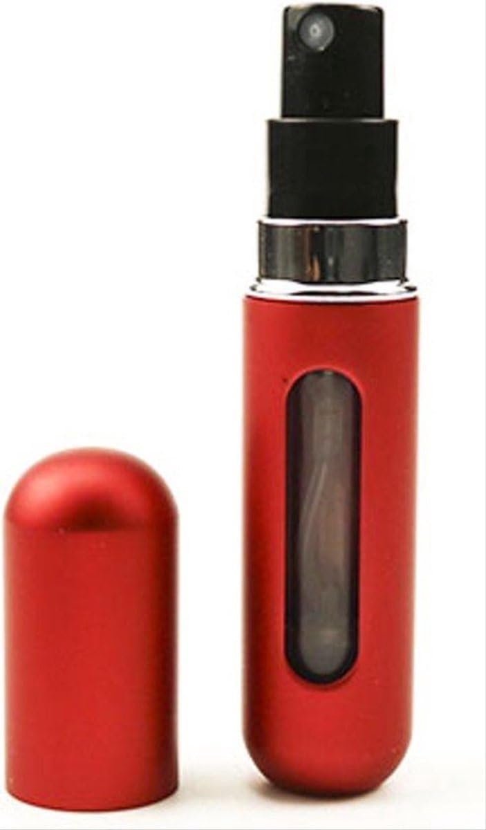 - Hervulbaar Parfumflesje - Verstuiver - Reisflesje - Mini Meeneem flesje - Reisparfum - Rood
