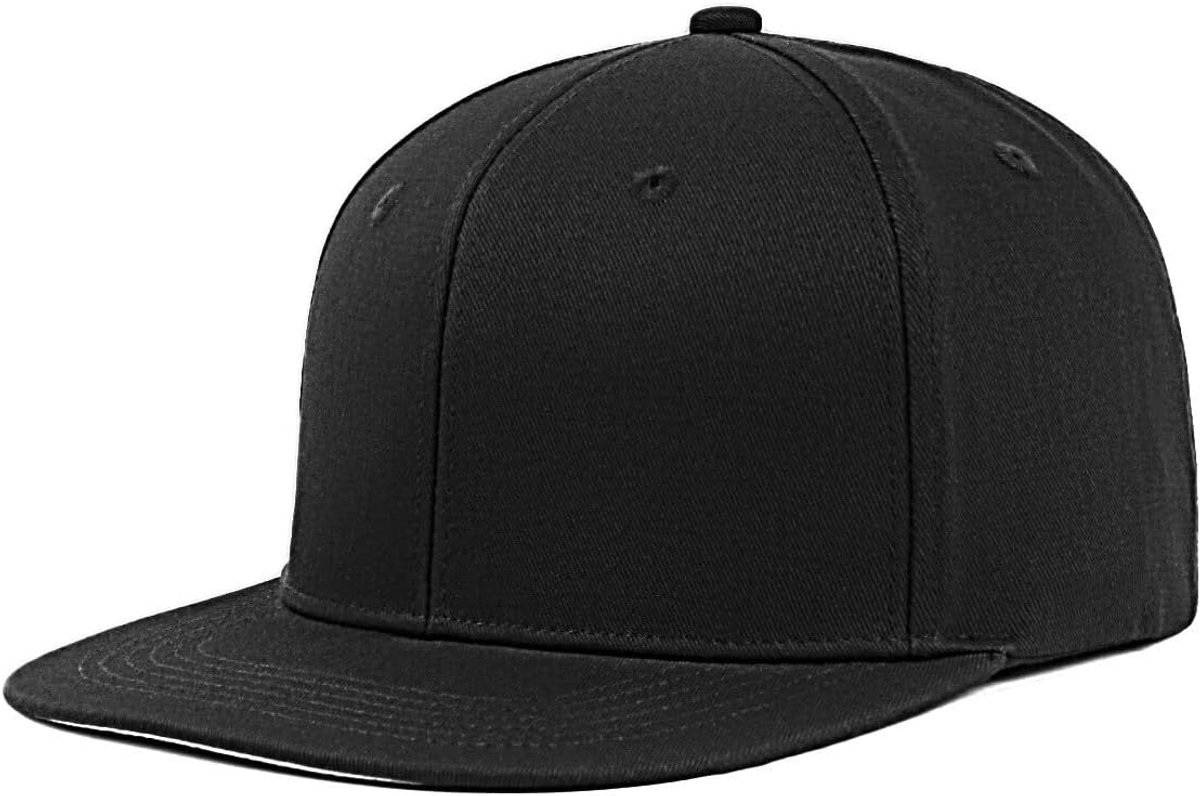 Oversized XXL Snapback Cap,Extra Grote Platte Bill Snapback Hoeden,L M Lege Gestructureerde Cap voor Mannen Vrouwen