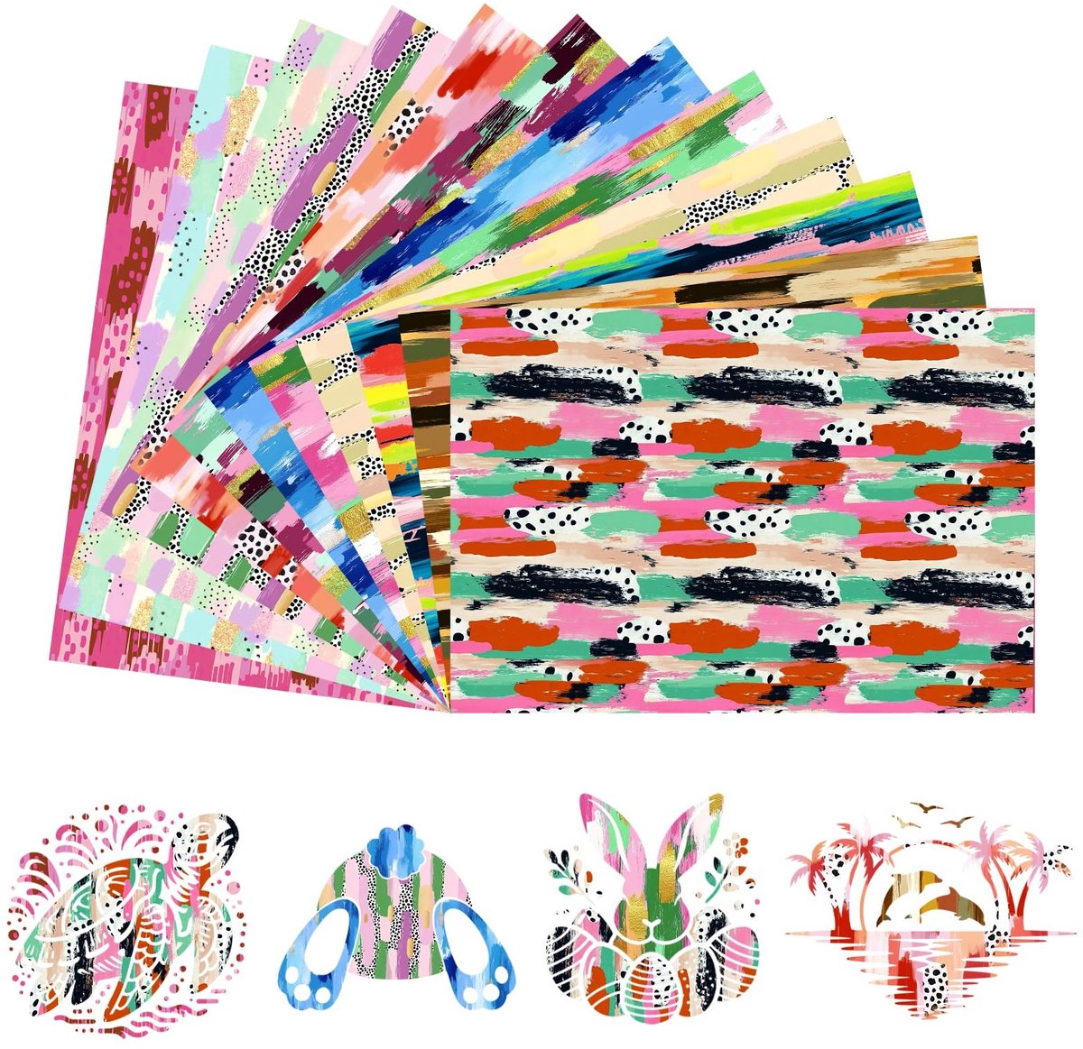 Omgoods - Roze Plotterfolie voor Pasen - 12 vellen 30 x 25 cm voor Kleding en Tassen
