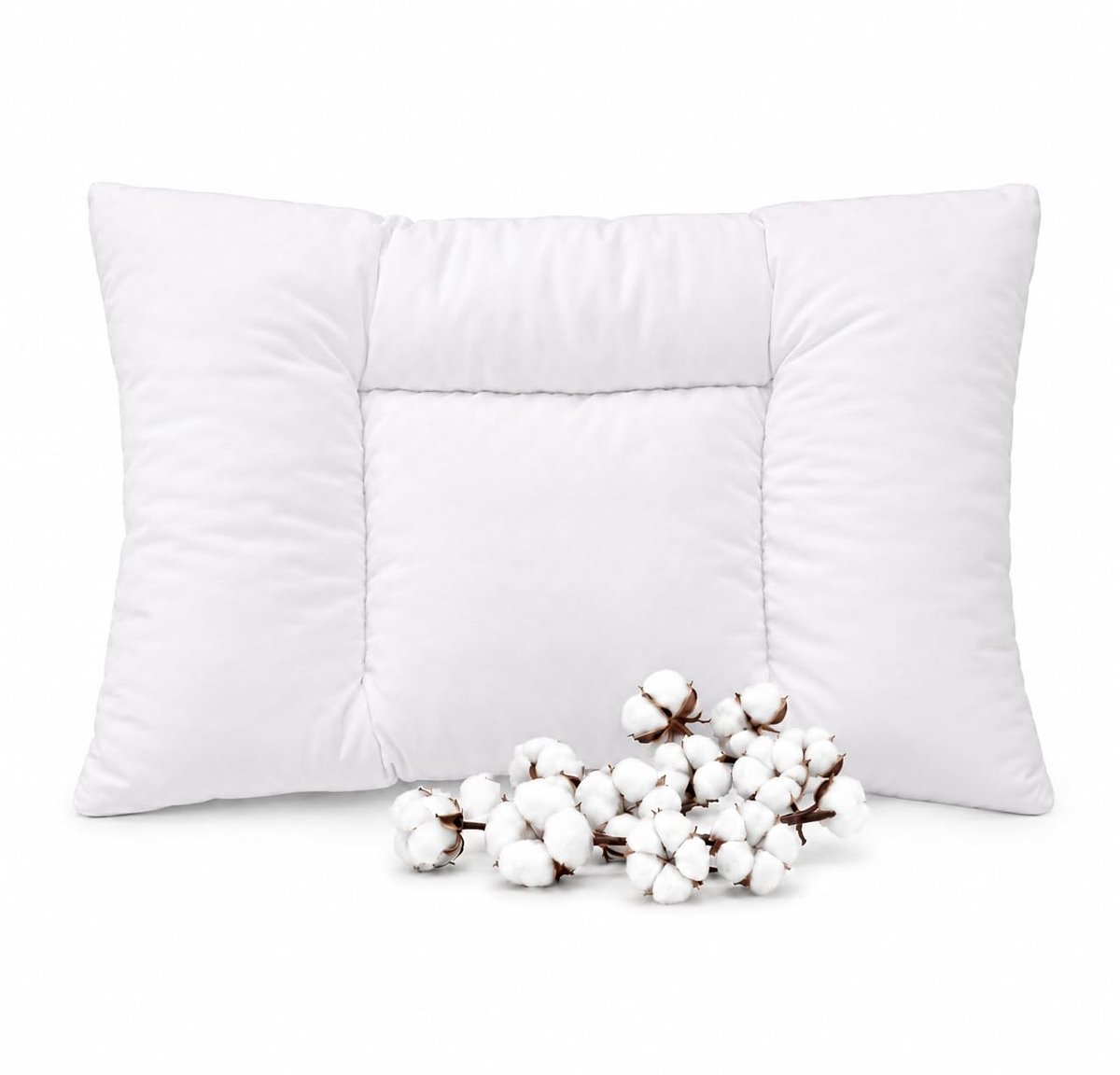Omgoods - Hypoallergeen Babykussen voor Kinderen - Ergonomisch en Wasbaar 35 x 55 cm