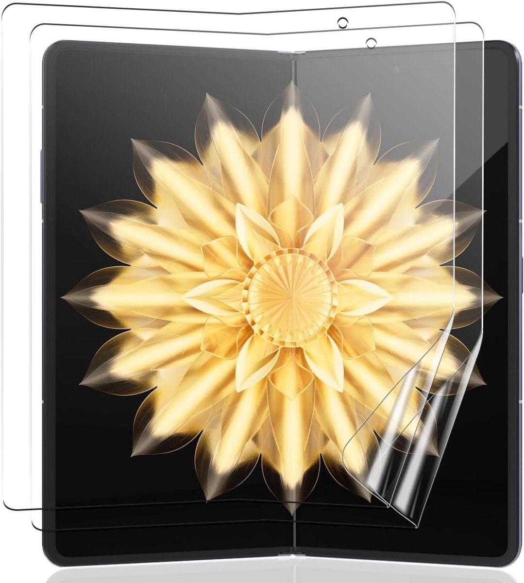 Beschermfolie voor Honor Magic V2 zachte TPU folie 3 stuks, voor Honor Magic V2 displaybescherming [ is geen pantserbescherming glas] - HD volledige afdekking eenvoudige installatie