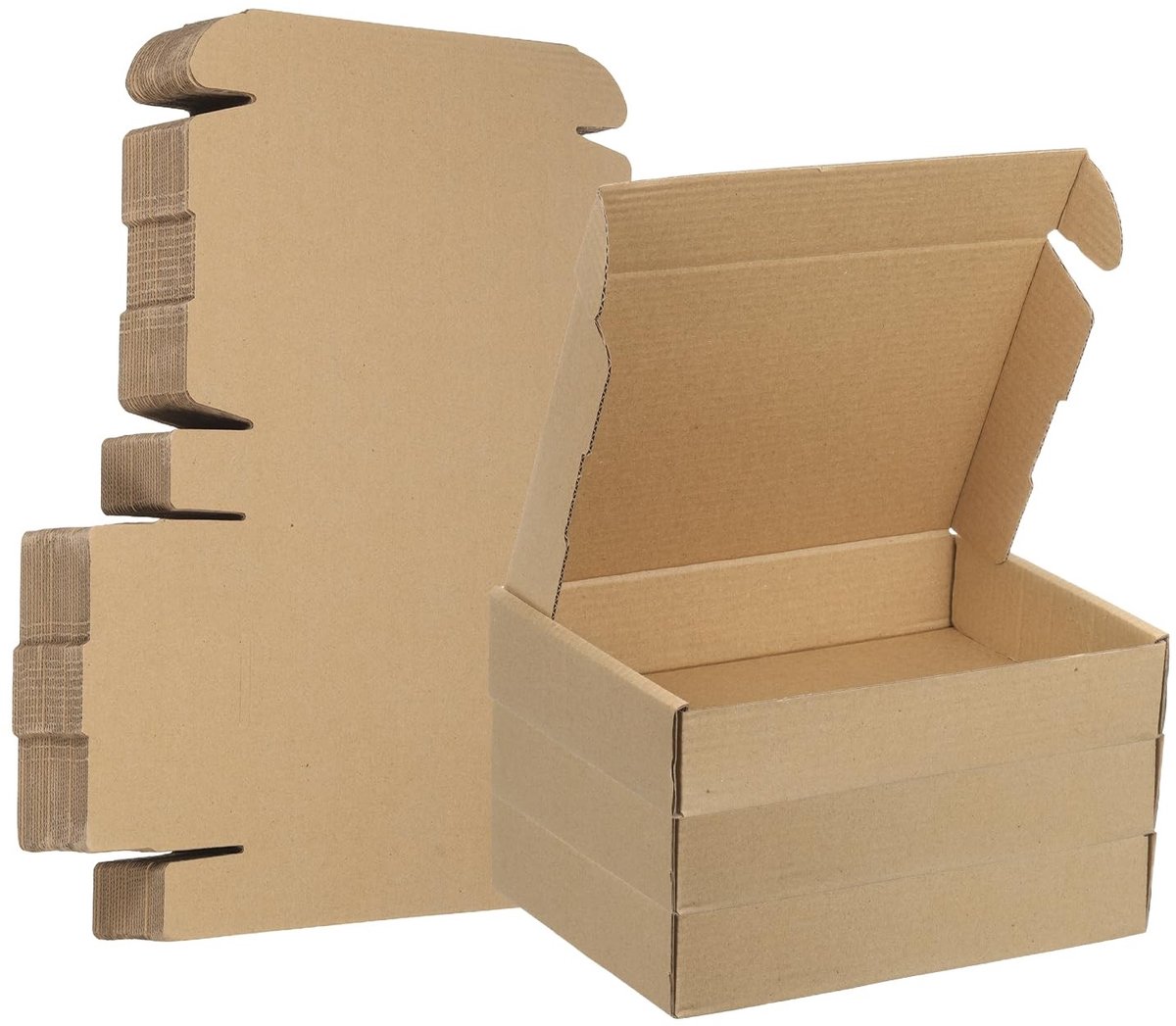 Omgoods - 31 Stuks Verzenddozen - Harde Golfkartonnen Dozen 20 x 14 x 4 cm