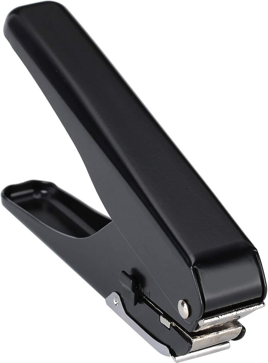 Puncher Badge Perforator Tool Hand Held Id-kaart Slot Gat Metalen Puncher voor Id-kaart PVC Papier zware Perforeren