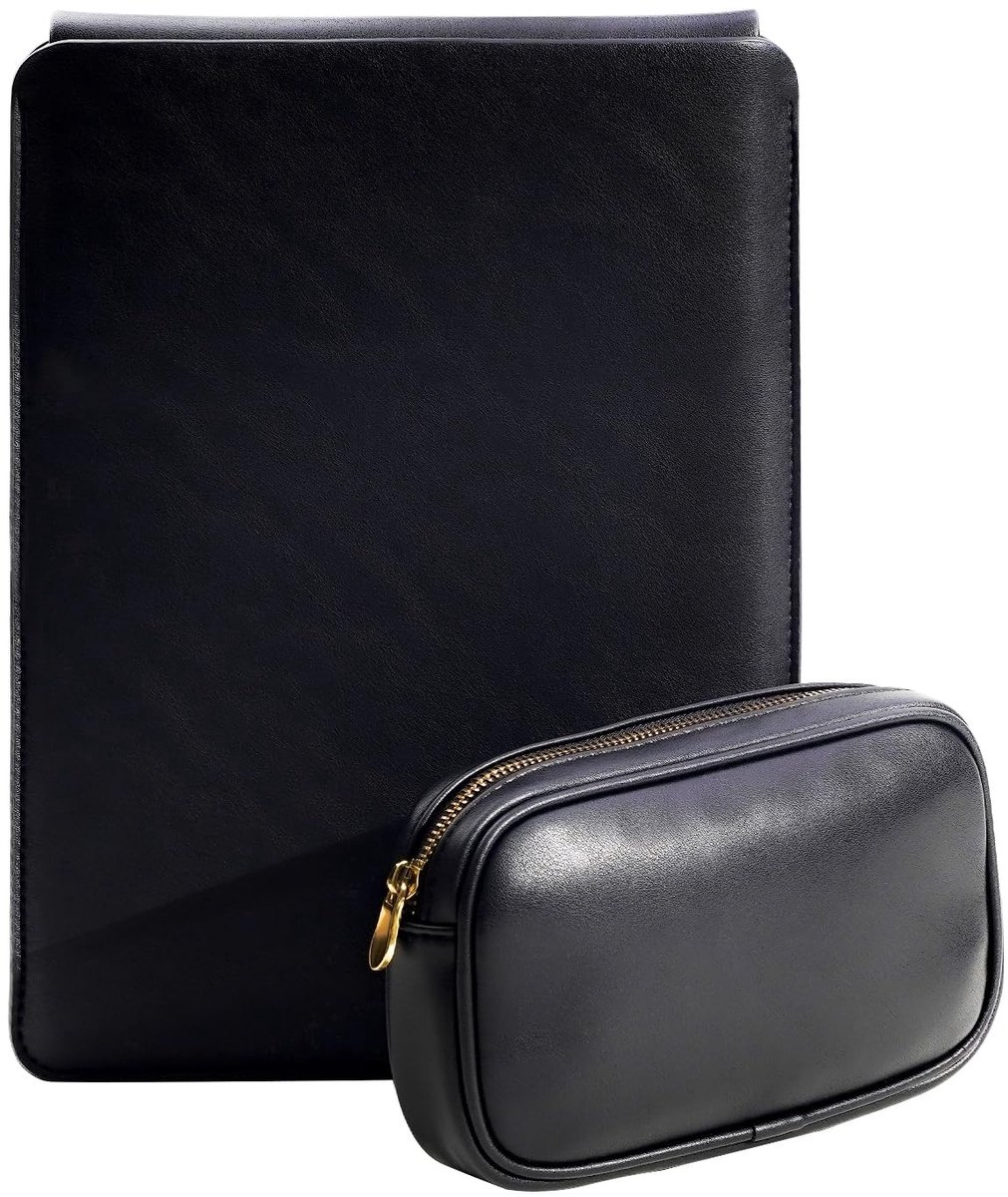 Omgoods - PU Leren Gevoerde Laptop Sleeve 16 Inch - Beschermhoes voor MacBook Pro