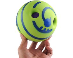 Omgoods - Wobble Wag Giggle Bal - Interactief Hondenspeelgoed met Geluid, 10 cm