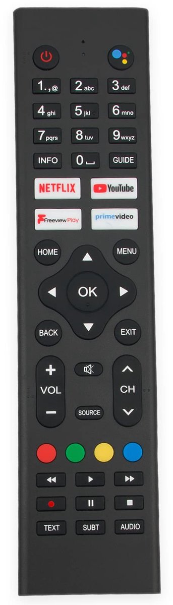 Omgoods - Vervangende voice afstandsbediening voor Cello 4K OLED TV's