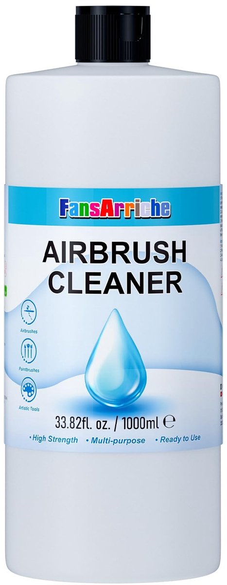 Omgoods - FansArriche Airbrush Cleaner, 1000ML - Multifunctionele schoonmaakoplossing