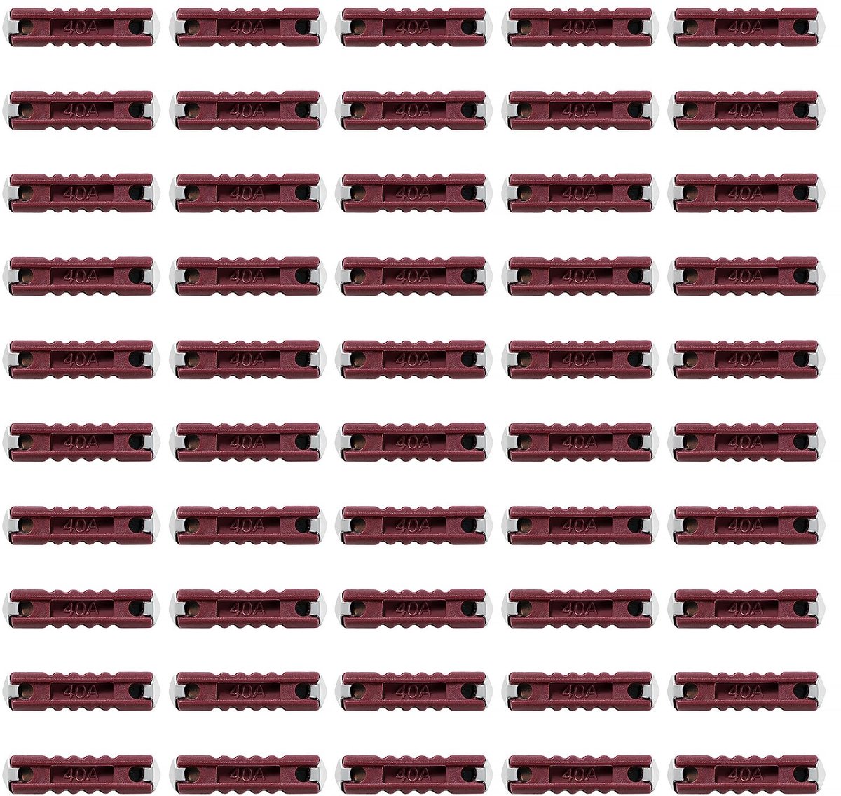 50 Stuks 40A Torpedo Zekeringen, Torpedo Zekeringen Oost-Europese Autozekering, Europese Auto-zekering, voor Europese Oude Stijlauto's