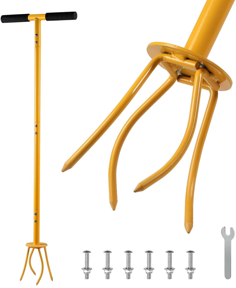 Omgoods - Garden Claw met Verstelbare Hoogte voor Bodembewerking