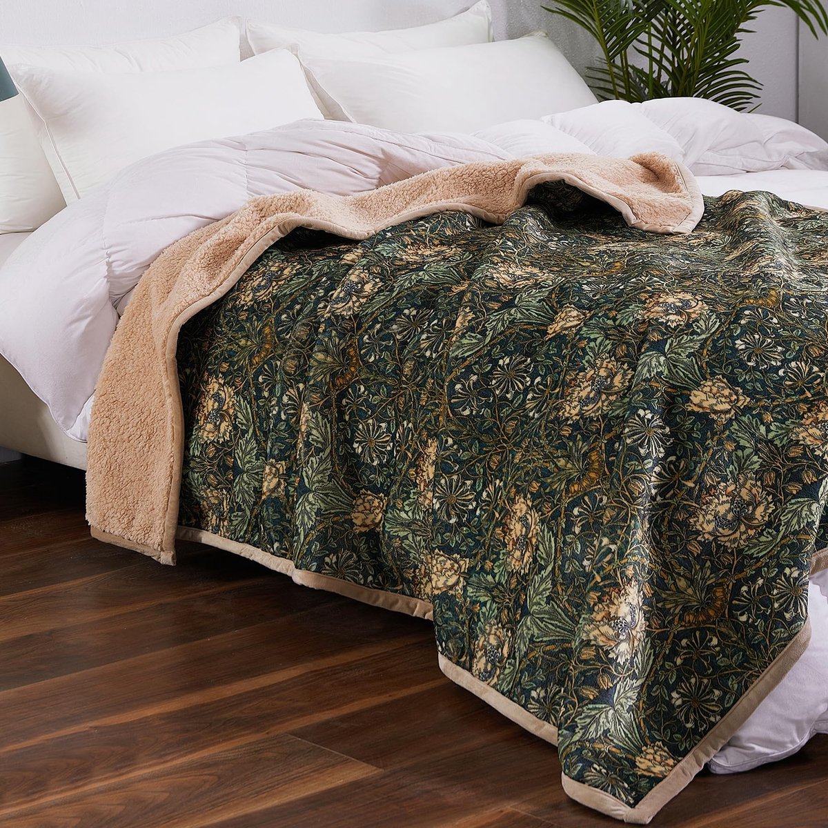 Omgoods - Sherpa en Fleece Dekbed 150 x 200 cm - Fluffy en Comfortabele Deken
