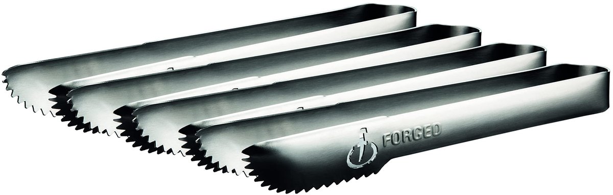 Omgoods - Forged Churrasco Grill Tangen Set - 4 Stuks