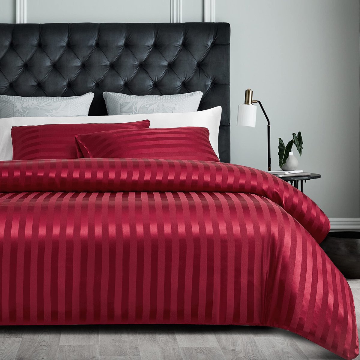 Omgoods - Luxe Satijnen Duvet Cover Set 135x200 cm met Kussensloop