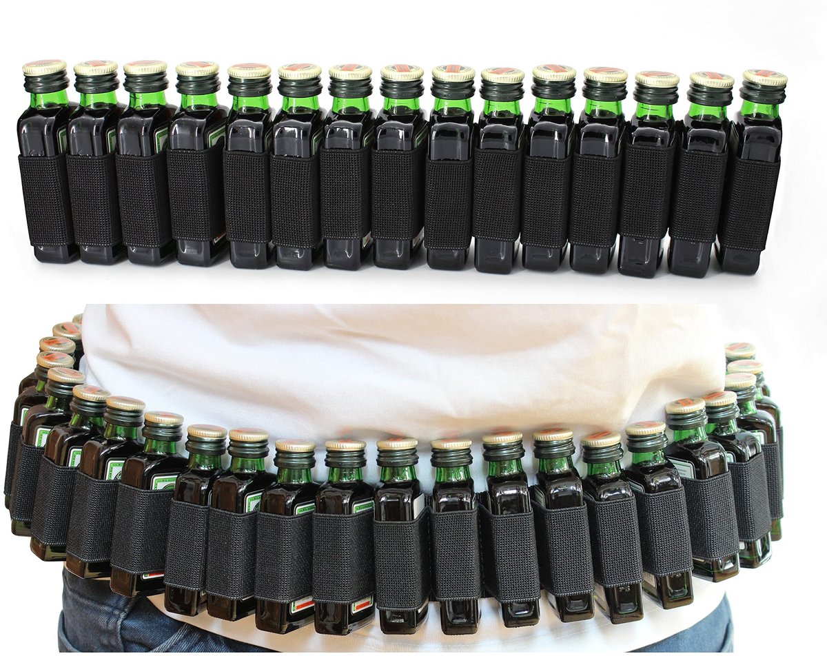Omgoods - Shots Klopfer Riem Houder M - Shot Patroonriem voor Feest