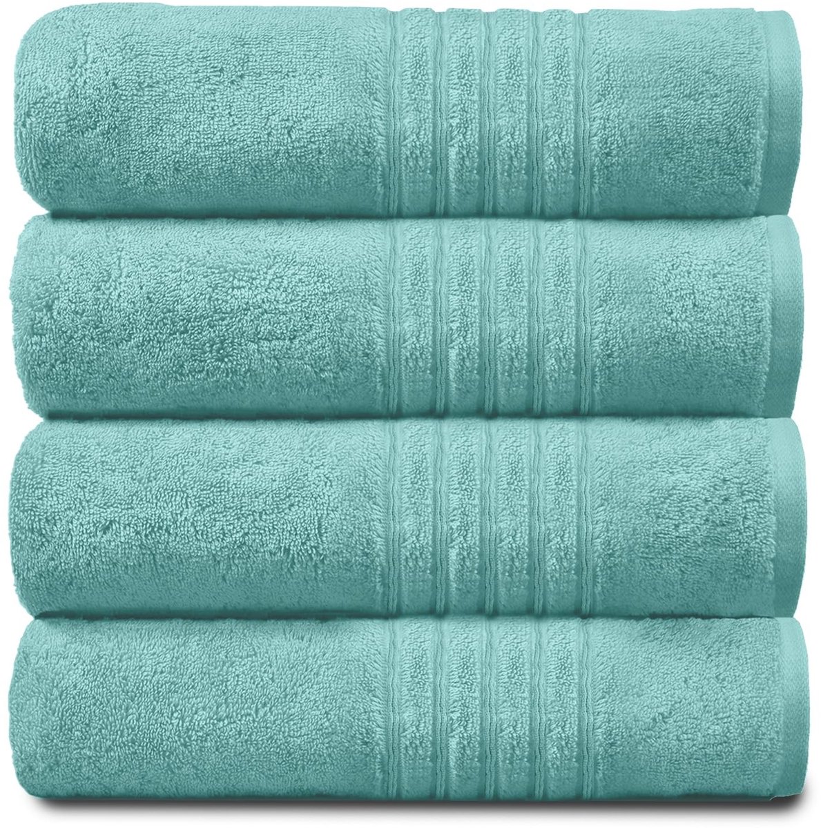 Omgoods - Jumbo Badhanddoek Set van 4, 100% Egyptisch Katoen, Sneldrogend