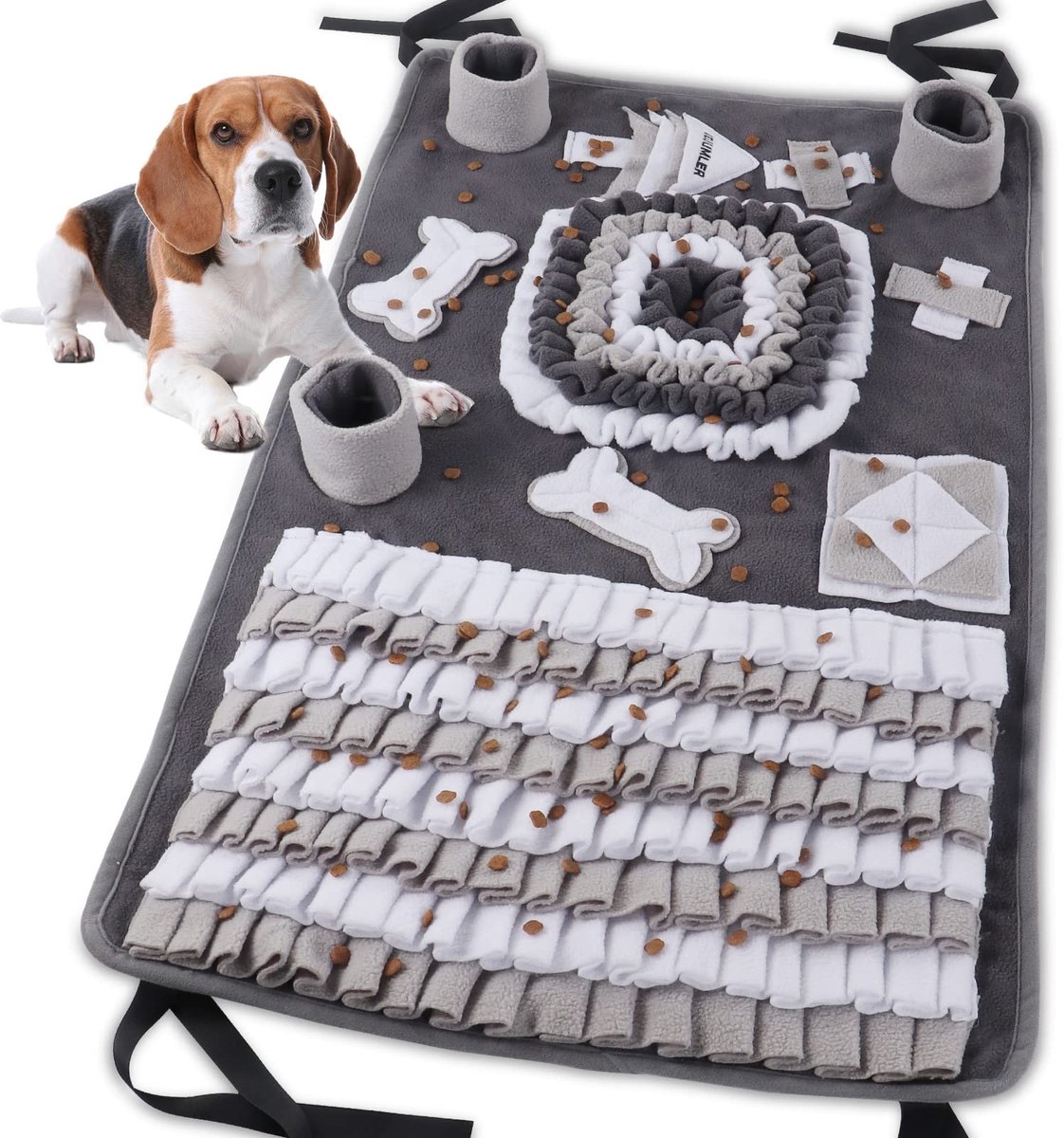 Omgoods - Snuffelmat voor Honden - Wasbare Training Mat voor Natuurlijk Voerzoekgedrag