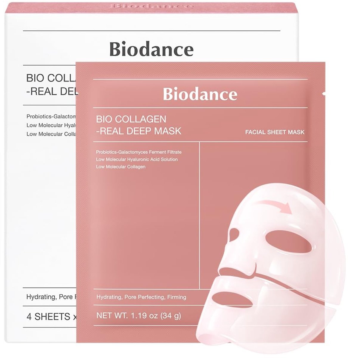 Omgoods - Organic Collagen Real Deep Mask - Hydrogel Masker voor Huidverbetering