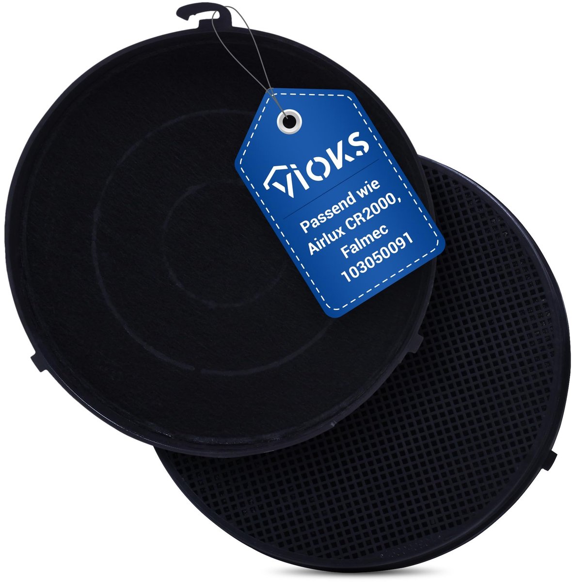 Omgoods - 2 x Actieve Koolstoffilters voor Falmec Type C en Type 6
