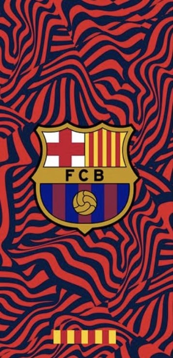 Omgoods - Strandhanddoek voor Voetbalfans - Ideaal Cadeau voor Barcelona Fans